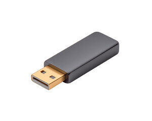 Matte black USB-C security key
