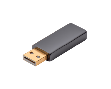 Matte black USB-C security key