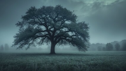 Fototapeta premium Tree on the Field