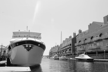 Ship in harbor