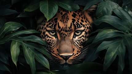 The Leopard's Gaze: A Hidden Beauty in the Jungle's Embrace
