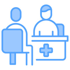 Doctor Consultation Outline Icon