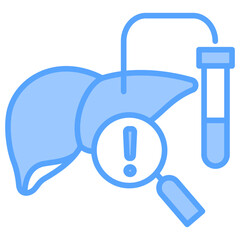 Liver Test Outline Icon