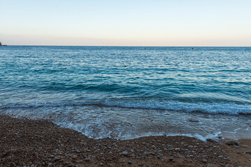 playa paradisíaca cala del moraig turismo españa verano 2025  Cala del Moraig, a paradise beach, is a Spanish tourist destination, summer 2025
