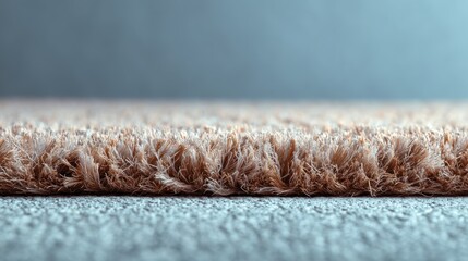Close-up of Luxurious Shaggy Carpet Texture