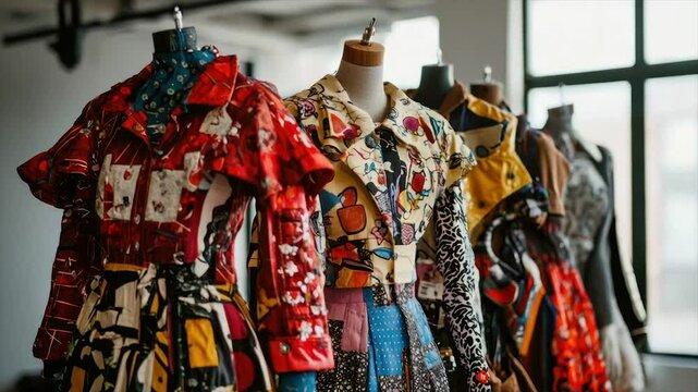 Colorful, unique, vibrant fashion designs