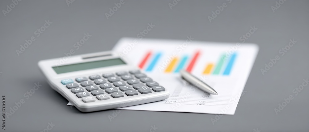 Aufkleber calculating financial trends business analysis office image professional environment close-up view d