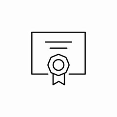university degree icon sign vector