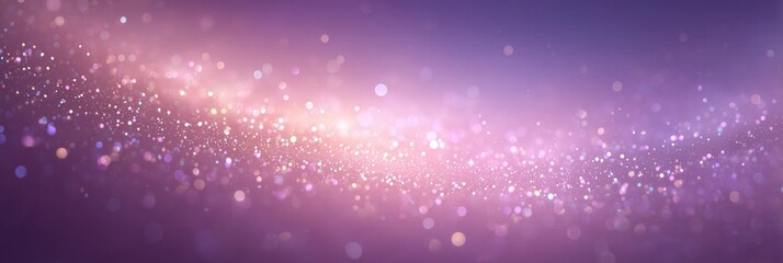 Obraz premium Soft Pink and Purple Bokeh Glitter Light Abstract Background