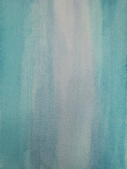 Watercolor Blues on Textured Paper