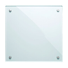 Blank clear square glass cutting board