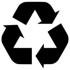 Recycling icon symbolizing sustainability and eco-friendly practices