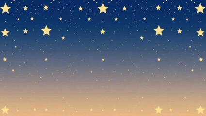 Fototapeta premium copy space for text background Cute Blue Star and Moon Pattern concept
