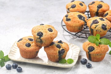 Muffin Blueberry. These fluffy blueberry muffins are tender, moist and loaded with fresh blueberries!