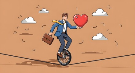 Balancing Act Business, Passion, and the Tightrope Walk of Life