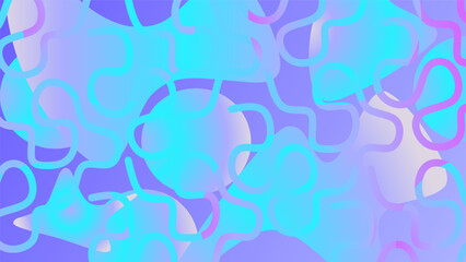 abstract background with wavy lines in blue and purple