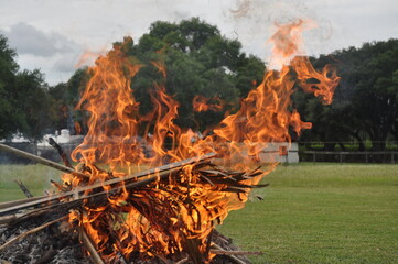 Large Bonfire