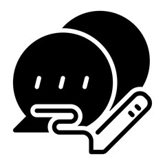 Edit Comment icon, glyph icon style