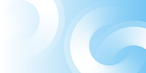 Abstract minimalist banner background, pastel colorful, blue and white gradations