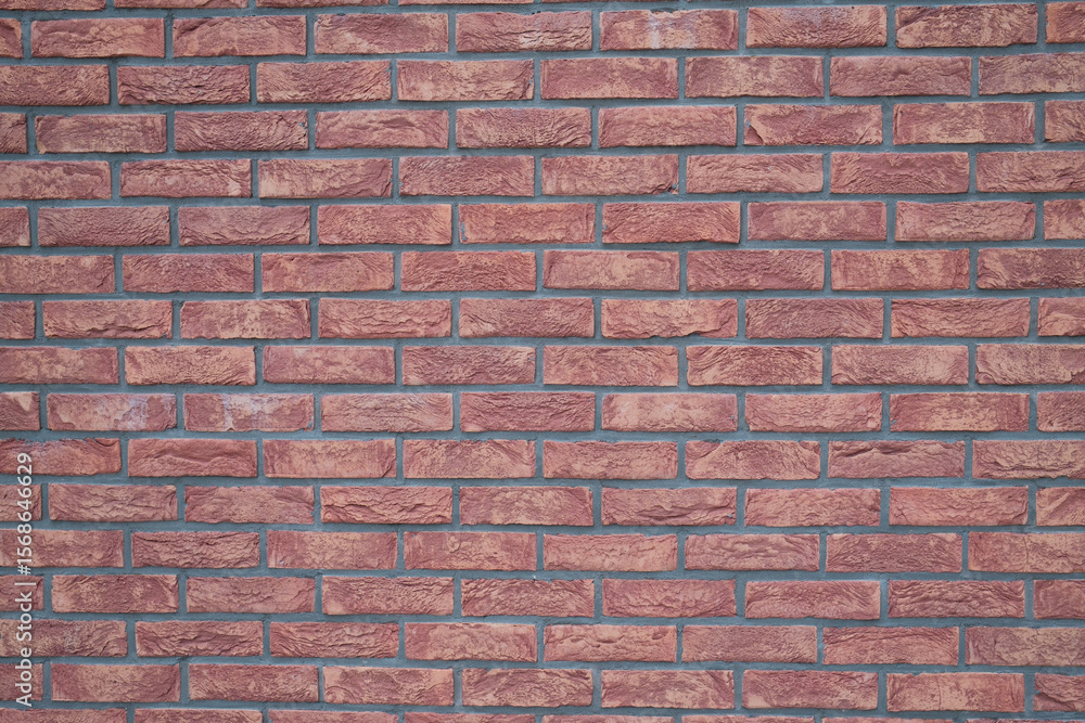 Poster a classic brick wall design with a subtle texture and a warm color palette perfect for adding charac