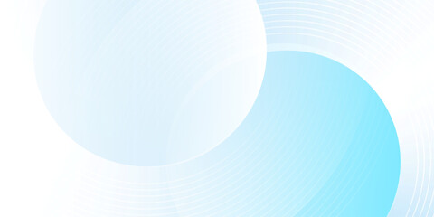 Abstract minimalist banner background, pastel colorful, blue and white gradations