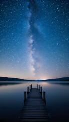 Lake of Dreams Under the Stars