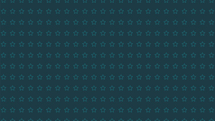 Seamless dark blue-green vector with charming outlined stars. Versatile background for various creative applications.