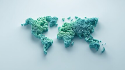 Digital World Map: Global Tech, Connectivity