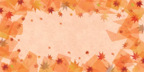  紅葉　もみじ　秋　背景  © J BOY