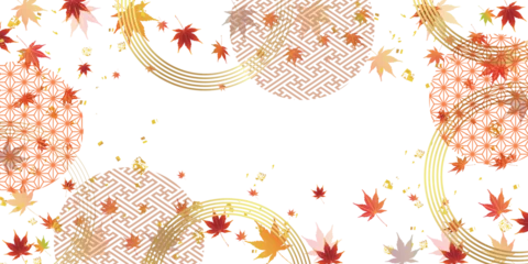  紅葉　もみじ　秋　背景  © J BOY