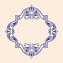 Decorative frame ornament border design