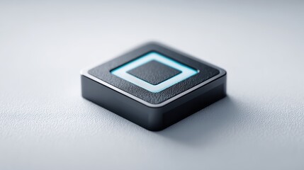 Smart Button, Futuristic Tech, Innovation Concept