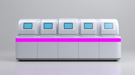Futuristic Tech Station - Innovation Hub - technology background