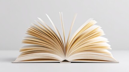 Fototapeta premium Open Book Pages - Knowledge and Learning