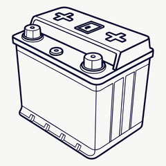 Automotive power source battery vehicle