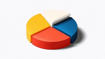 Colorful 3D diagram shows four sections, representing data or different components