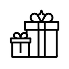 Christmas presents icon