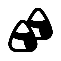 Halloween candy corn  icon