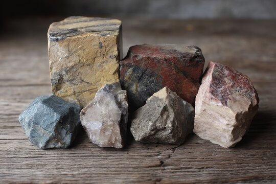 collection of rock samples