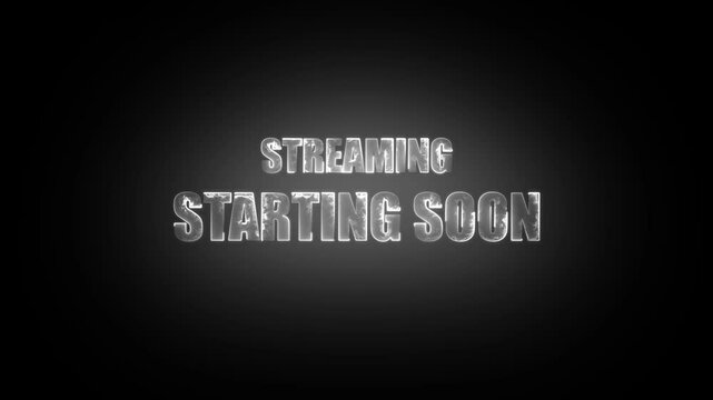 Animated &ldquo;Streaming Starting Soon&rdquo; screen with glowing hot pink neon text and smooth motion. Perfect for livestream intros on Twitch, YouTube, or Facebook. Eye-catching, energetic, and professional.