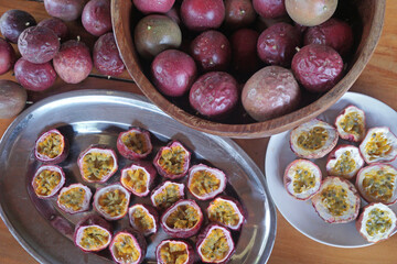 fresh passion fruit