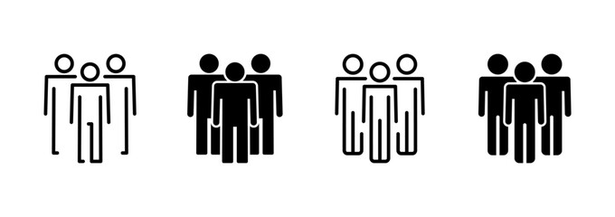 people icon vector. person sign and symbol. User Icon vector