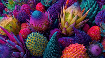 Vibrant floral display