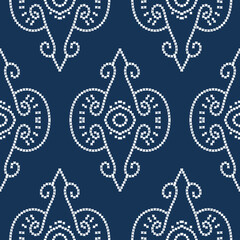 pattern batik flower damask ethnic boho ikat texture tribal geometric background