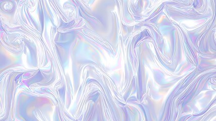 Obraz premium Abstract iridescent liquid design.