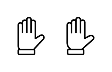 Obraz premium Hand icon vector illustration. hand sign and symbol. hand gesture