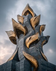 Unique Architectural Sculpture in Harbin, China
