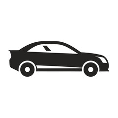 Car Silhouette Logo Icon Vector Illustrations: Modern Automotive Design Elements