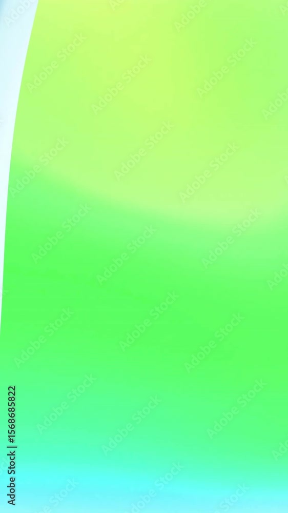 Aufkleber animation of waving layers moving over multi coloured background