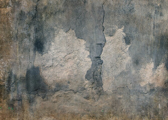 Damaged abstract concrete wall texture for background design.